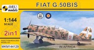  Mark I Models  1/144 Fiat G.50 In Africa (2in1 = 2 kits in 1 box) (Italian AF, South African AF) MKM144129