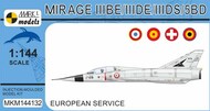  Mark I Models  1/144 Dassault Mirage IIIBE/DE/DS/5BD Two-seater 'European Service' MKX144132