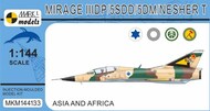  Mark I Models  1/144 Dassault Mirage IIIDP/5SDD/5DM/Nesher T Two-seater 'Asia & Africa' MKM144133