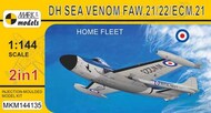  Mark I Models  1/144 de Havilland Sea Venom FAW.21/22/ECM.21 'Home Fleet' (2in1) MKM144135