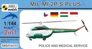  Mark I Models  1/144 Mil Mi-2 Hoplite Police and Medical Service (2in1 = 2 kits in 1 box) MKM144151
