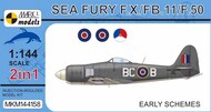  Mark I Models  1/144 Hawker Sea Fury F.X/FB.11/F.50 'Early Schemes' (2in1) new mould MKM144158