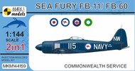 Hawker Sea Fury FB.11/FB.60 'Commonwealth Service' (2in1) new mould #MKM144159