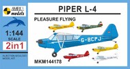  Mark I Models  1/144 Piper L-4 'Pleasure Flying' MKM144178