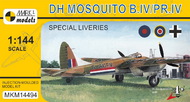  Mark I Models  1/144 de Havilland Mosquito PR.IV--B.IV Special Liveries (RAF, BOAC, Luftwaffe MKX14494