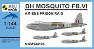  Mark I Models  1/144 DH Mosquito FB VI Amiens Prison Raid Aircraft MKX144124