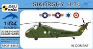  Mark I Models  1/144 Sikorsky H-34 In Combat Helicopter MKX144148