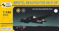 Bristol Beaufighter Mk IF/VIF No.68 Squadron RAF Fighter (w/Resin) #MKX14450