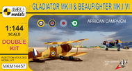  Mark I Models  1/144 Gloster Gladiator Mk.II & Bristol Beaufighter MKX14457