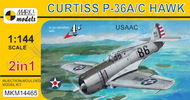 Curtiss P36A/C Hawk USAAC Fighter (2 Kits) #MKX14465