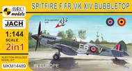 Mark I Models  1/144 Spitfire F/FR Mk XIV Bubbletop In Europe Fighter (2 in 1) (2 Kits) MKX14489