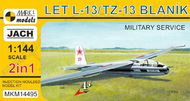  Mark I Models  1/144 LET L13/TZ13 Blanik Military Service Two-Seater Glider (2 in 1) (New Tool) MKX14495