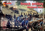 Napoleonic War French Artillery (16 w/4 Guns) #MAF72016