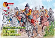  Mars Models  1/72 Thirty Years War Swedish Mercenaries Dragoons (12 Mtd) MAF72040