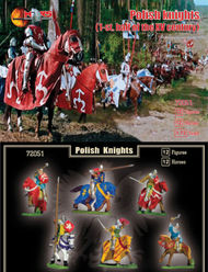  Mars Models  1/72 1st Half XV Century Polish Knights (12 Mtd) MAF72051