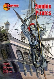  Mars Models  1/72 Zombie (Skeleton) Pirates (48) MAF72070