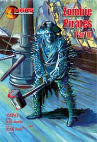  Mars Models  1/72 Zombie (Mutant) Pirates Part II (48) MAF72090