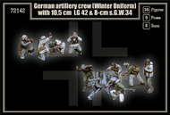  Mars Models  1/72 German Artillery Crew in winter uniform MAR72142