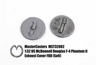  MasterCasters  1/32 McDonnell F-4E Phantom II Hard Exhaust Cover FOD MST32082