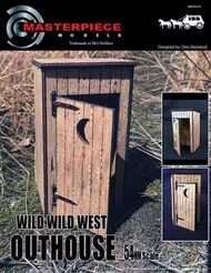  MasterPiece Models  54mm Wild Wild West Outhouse 54mm MASMMWW105