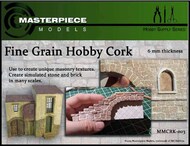 MasterPiece Models  1/35 Fine Grain Hobby Cork (6mm) MASRK003