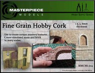  MasterPiece Models  1/35 Fine Grain Hobby Cork (1.5, 3, 6mm) MASRK004