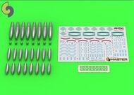 Additional types of warheads for British RP-3 Rocket (60LB F, 25LB SAP, 25LB AP)  to use with set AM-24-011 and AM-24-012 AM24013