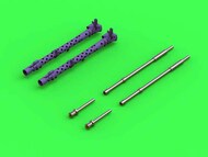  Master Model  1/35 MG-34 (7.92mm) - German machine gun barrels - version with drilled cooling jacket - used by infantry and on early tanks (2pcs) OUT OF STOCK IN US, HIGHER PRICED SOURCED IN EUROPE GM35049