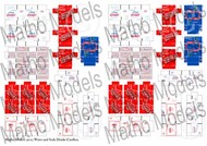  Matho Models  1/35 Cardboard Boxes - water and soda drinks MAT35013