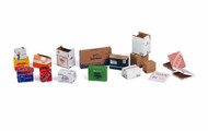 Cardboard Boxes Small Set Variety, Printed Paper (32) #MAT35092