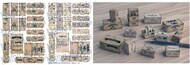  Matho Models  1/35 Wooden-Type Liquors Crates Printed Paper (16) (8 different brands) MAT35131