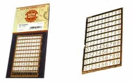 Matho Models  NoScale Multi-Scale 4-5mm Numbers Photo-Etch* MAT80007