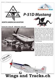 North-American P-51D Mustang (Decals & Paint Masks) #MHN32011