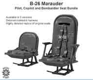 Seats Bundle for Martin B-26B Marauder #MOS482240