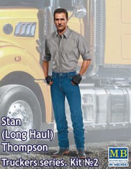  Masterbox Models  1/24 Stan Long Haul Thompson Trucker Standing (New Tool) MTB24042