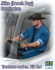  Masterbox Models  1/24 Mike Barrington Trucker Sitting wearing Cowboy Hat & Denim Jacket MTB24044