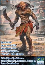  Masterbox Models  1/24 At the Edge of the Universe: Beastorian Champion Chuck Galaxy Gladiator MTB24057