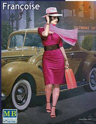  Masterbox Models  1/24 Francoise Stylishly Dressed w/Hat & Scarf* MTB24067