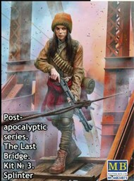  Masterbox Models  1/24 Post-Apocalyptic: Splinter Female Raider w/Gun MTB24075