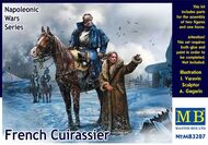  Masterbox Models  1/32 Napoleonic Wars French Mounted Cuirassier & Russian Girl Winter Dress MTB32007