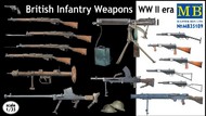  Masterbox Models  1/35 WWII British Infantry Weapons MTB35109