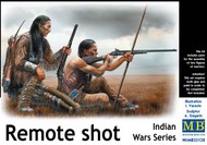  Masterbox Models  1/35 Remote Shot Indian Warriors Kneeling w/Rifles (2) (New Tool) MTB35128