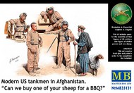  Masterbox Models  1/35 Modern US Tankmen Afghanistan (5 w/Sheep) MTB35131