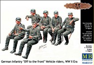  Masterbox Models  1/35 WWII German Infantry Off to the Road Vehicle Riders (6) MTB35137