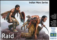  Masterbox Models  1/35 Raid Indian Warriors on Warpath w/Weapons (2) (New Tool) MTB35138