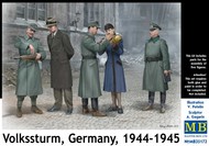  Masterbox Models  1/35 German Soldiers (3) Training Civilians (2) Volkssturm Germany 1944-45 MTB35172