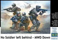 No Soldier Left Behind (MWD Down) US Army Soldiers (4) & Wounded Dog #MTB35181