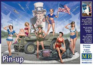  Masterbox Models  1/35 American Pin-Up Girls (6) MTB35183