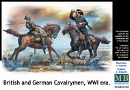  Masterbox Models  1/35 WWI British & German Fighting Cavalrymen (2 Mtd) MTB35184