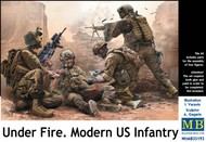 Masterbox Models  1/35 Under Fire Modern US Infantry (4) MTB35193